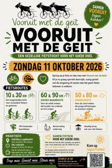 Een gezellige fietstocht voor het goede doel
