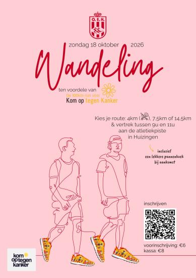 OEH-Wandeling tvv de 100km-run